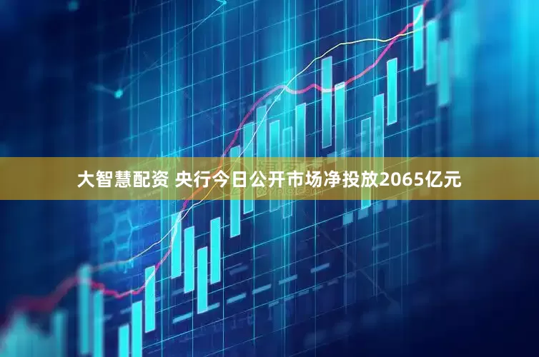 大智慧配资 央行今日公开市场净投放2065亿元