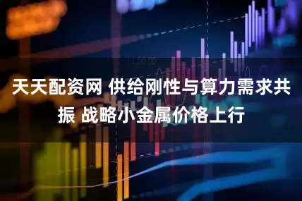 天天配资网 供给刚性与算力需求共振 战略小金属价格上行